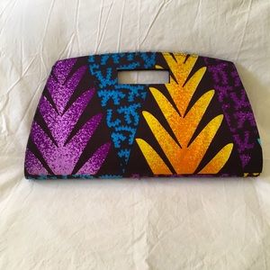 African Print Clutch